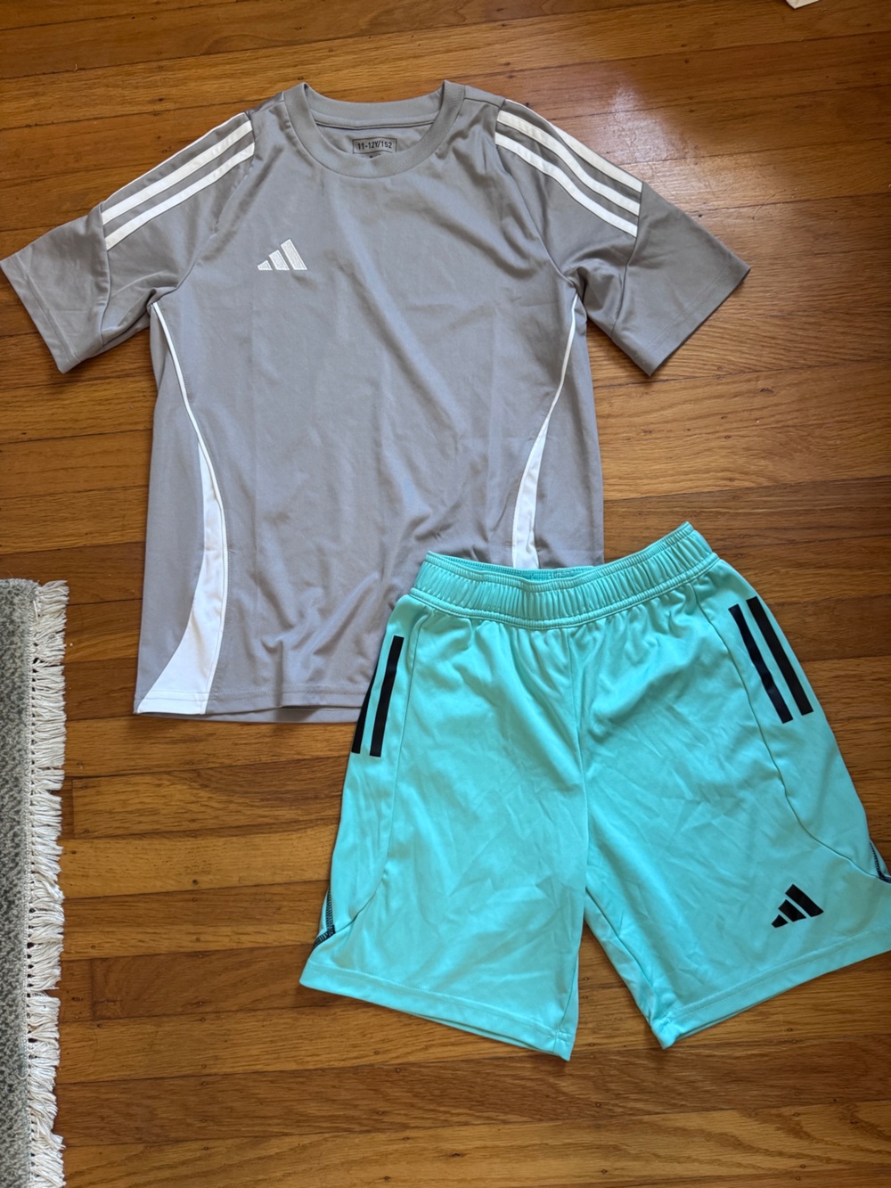 Adidas / Grey + teal soccer bundle